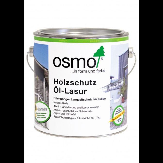 Защитное масло-лазурь с эффектом серебра - Holzschutz OL-Lasur Effekt, 0.75л