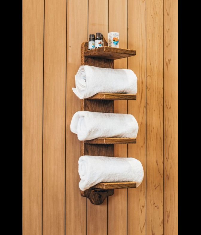 Полка для полотенец Woodson M4, дуб