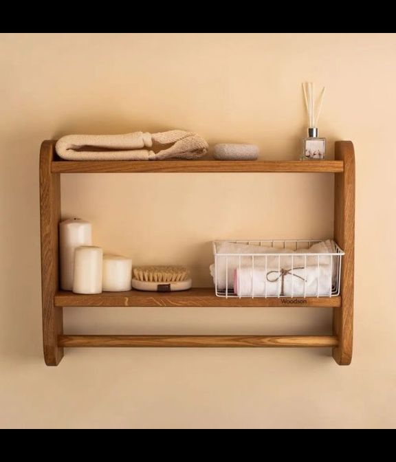 Полка для бани, Woodson ERGO 60*45, дуб