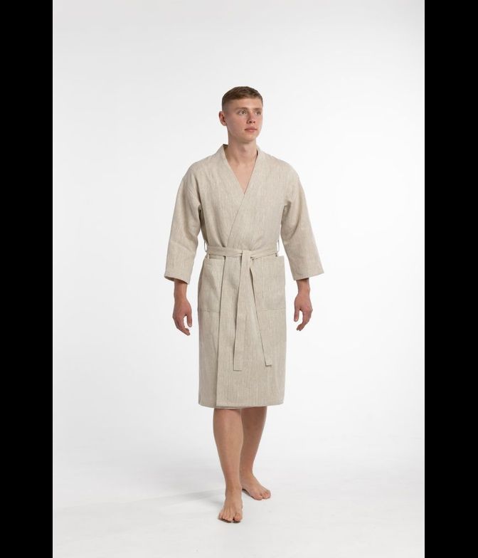Халат-кимоно коллекция "Натюрель", 50-52, лён