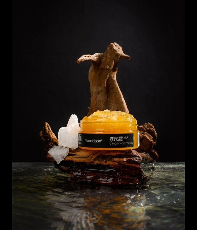 Мыло-бельди для бани и сауны «С морской солью» для бани