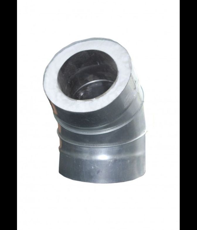 Сэндвич-отвод, 45 гр., н/оц, 150/220