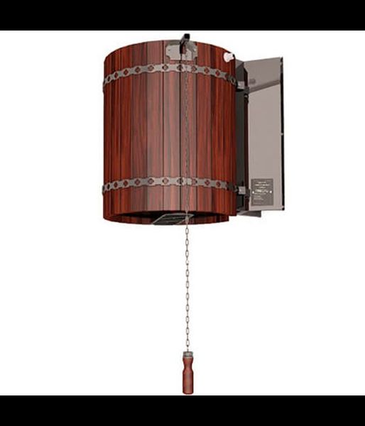 Обливное устройство «Ливень», 50 л, красное дерево.