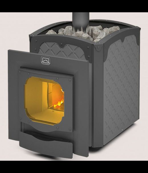 Печь для бани Былина-24 Ч Панорама