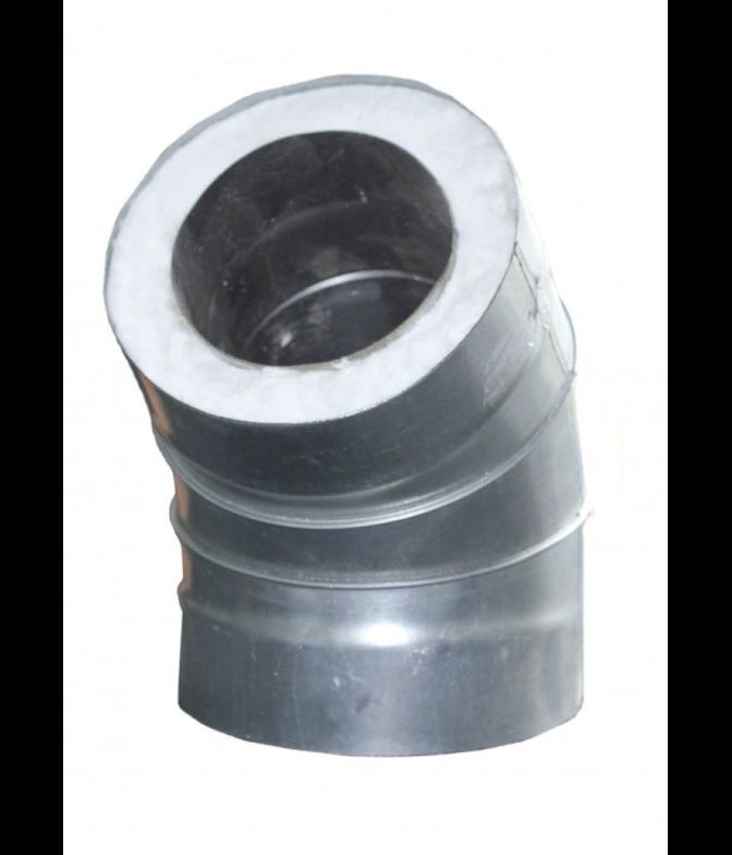 Сэндвич-отвод, 45 гр., н/оц, 130/200