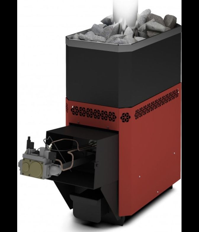 Печь для бани Русь 18Л с горелкой АГГ-20П