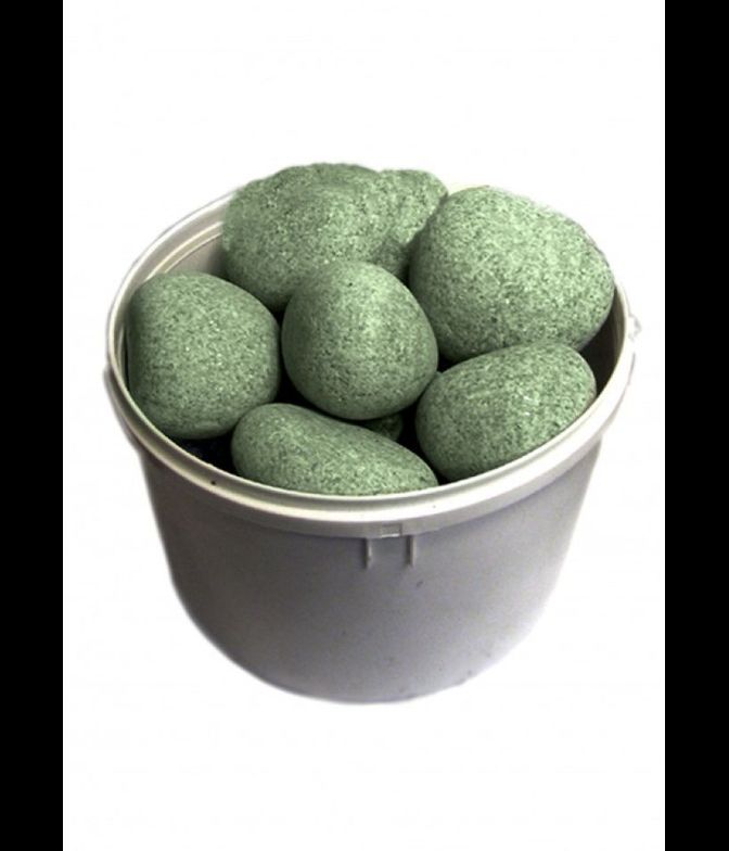 Камни для бани, жадеит шлифованный, 20 кг