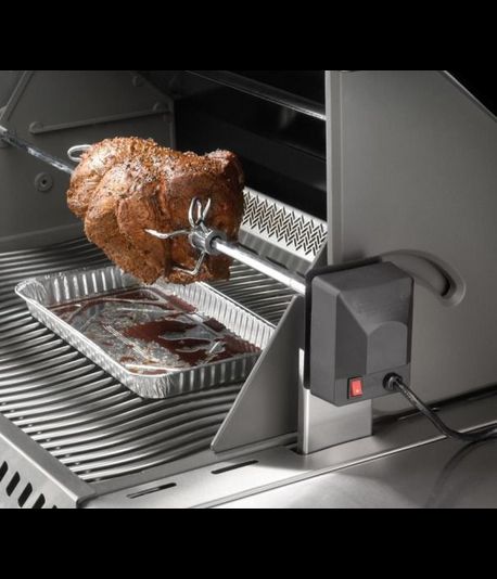 Вертел с 2-мя зажимами и электромотором для грилей серии Rogue-425