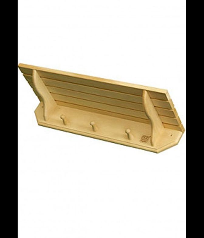 Полка-вешалка настенная, малая