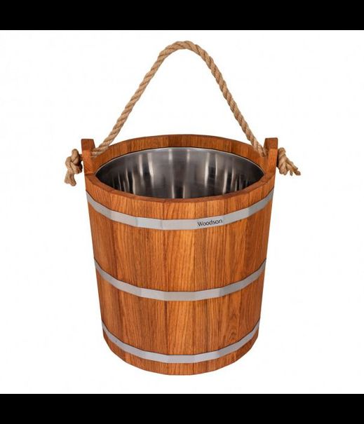 Запарник Woodson с нержавеющей вставкой, 20 л., дуб