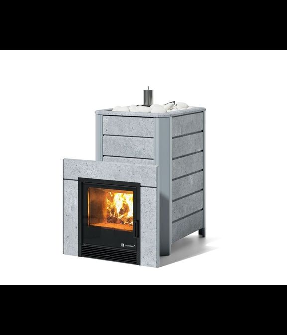 Дровяная печь Ялта 35 в камне