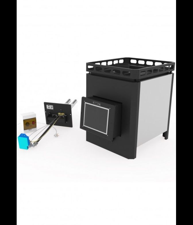 Печь для бани RST (32кВт) с горелкой ГГУ-40