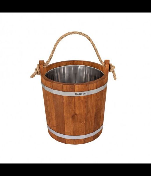 Запарник Woodson с нержавеющей вставкой, 12 л., дуб