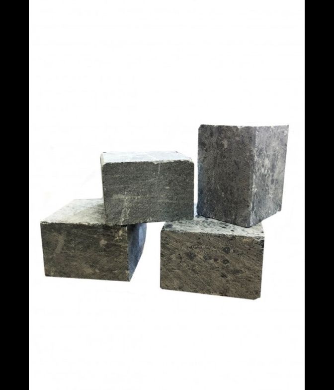 Камни для бани, талькомагнезит, пиленный, 25 кг