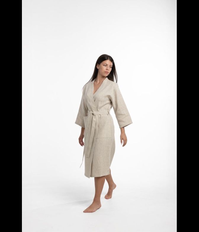 Халат-кимоно коллекция "Натюрель", 44-46, лён