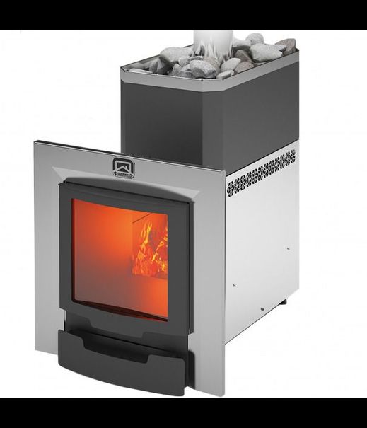 Печь для бани Русь-Панорама 18ЛНЗП Профи