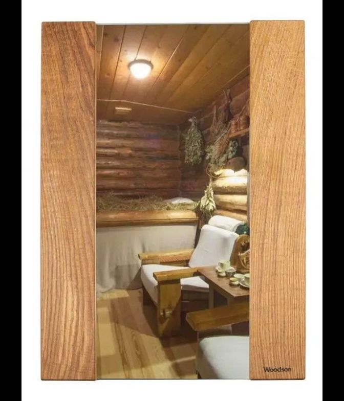 Зеркало Woodson Lake, 70*48, дуб