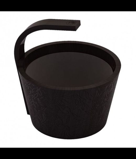 Ведро SAWO 342-BL-DRF (чёрный цвет, 4 литра)