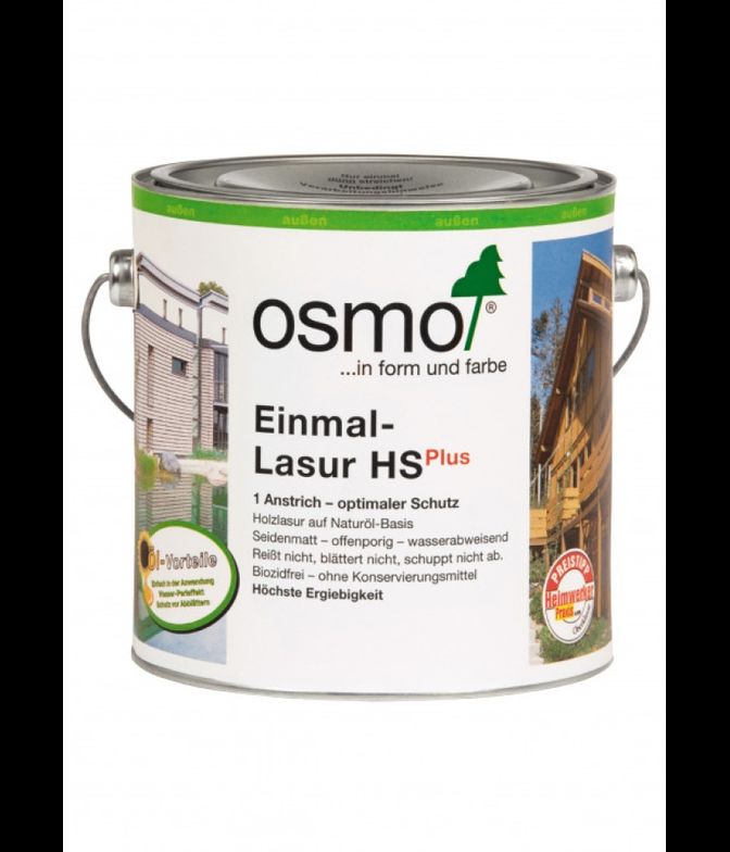 Однослойная лазурь - Einmal-Lasur HS PLUS, 0.75л