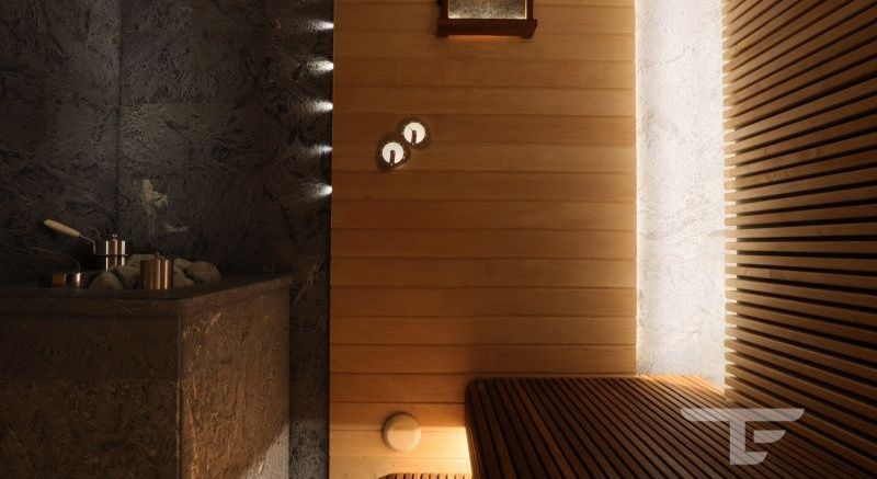 Отделка бани - комбинация