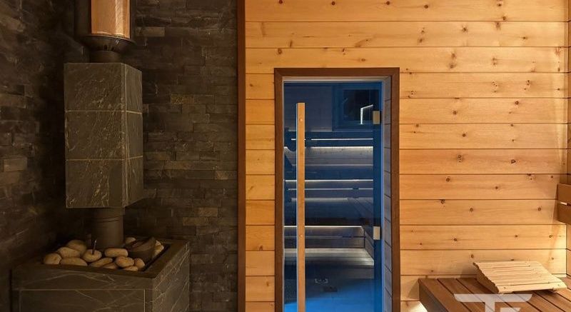 Отделка парной - вагонка "Алтайский кедр"