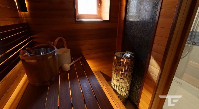 Компактная сауна из термоосины
