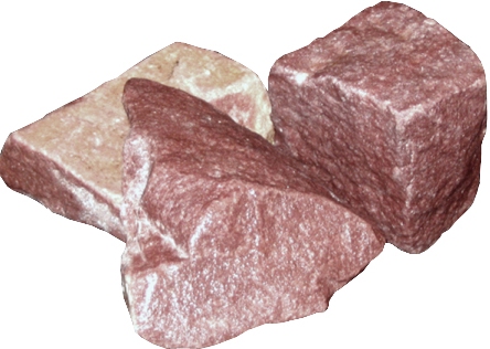 Выбираем камни для печи-каменки: малиновый кварцит и талькохлорит